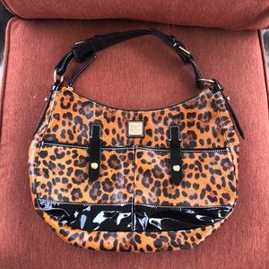 Leather Cheetah Dooney & Bourke bag